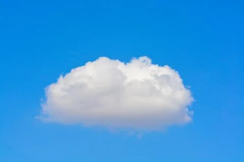 Cloud in the blue sky. Foto stock
