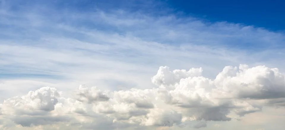 Cloud on blue sky Stock Photos