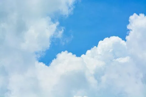Cloud in the blue sky. Foto stock