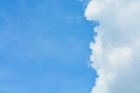 Cloud in the blue sky. Foto stock
