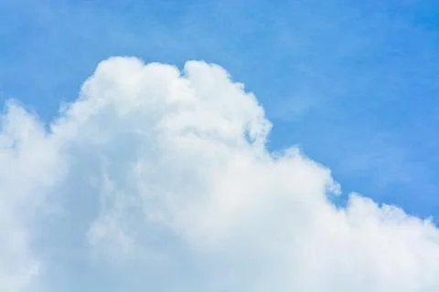 Cloud in the blue sky. Stock Photos