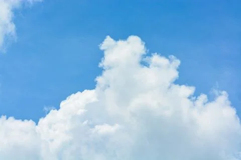 Cloud in the blue sky. Stock Photos
