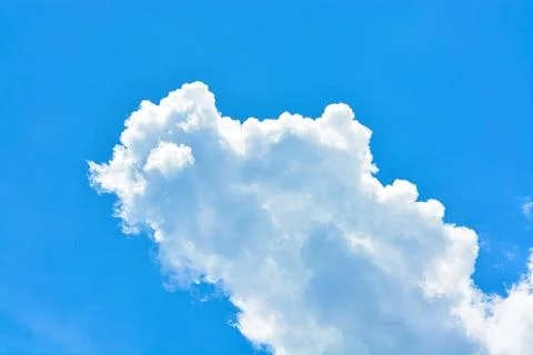 Cloud in the blue sky. Stock Photos