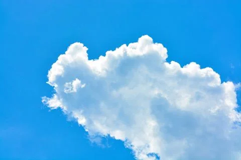 Cloud in the blue sky. Stock Photos