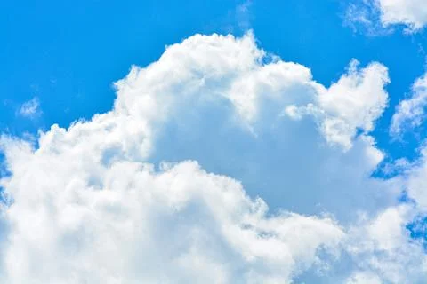 Cloud in the blue sky. Stock Photos