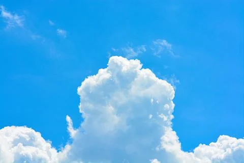 Cloud in the blue sky. Stock Photos