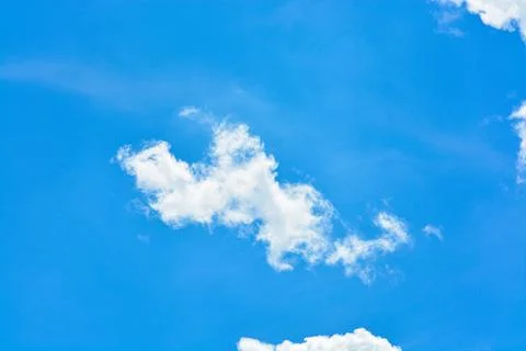 Cloud in the blue sky. Stock Photos