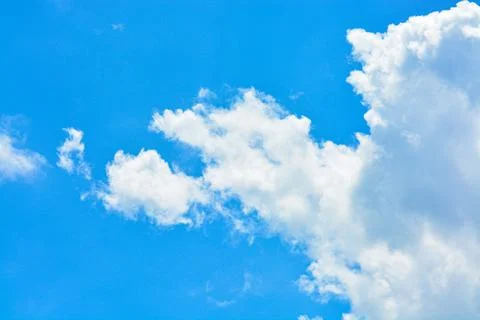 Cloud in the blue sky. Stock Photos
