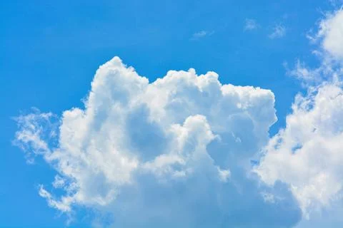 Cloud in the blue sky. Foto stock