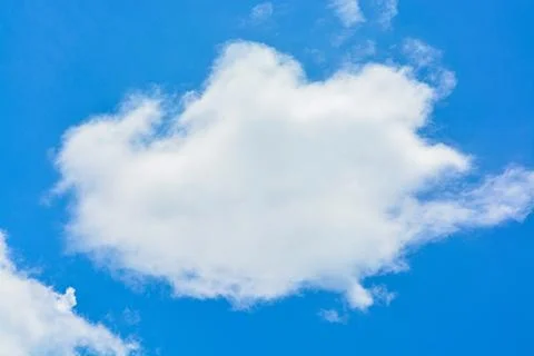 Cloud in the blue sky. Foto stock