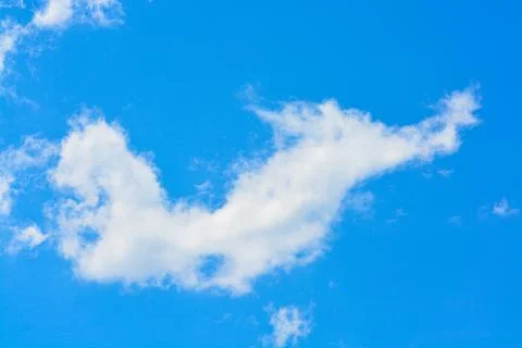 Cloud in the blue sky. Stock Photos