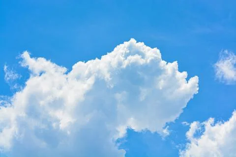 Cloud in the blue sky. Stock Photos