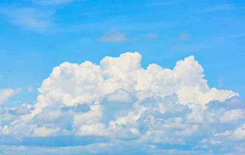 Cloud in the blue sky. Stock Photos
