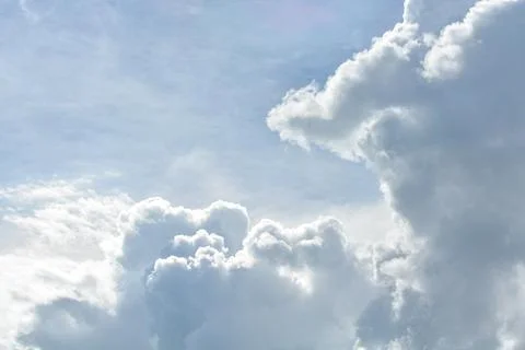 Cloud in the blue sky. Foto stock