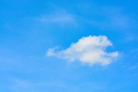 Cloud in the blue sky. Stock Photos