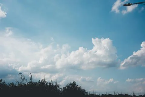 Cloud in blue sky Stock Photos