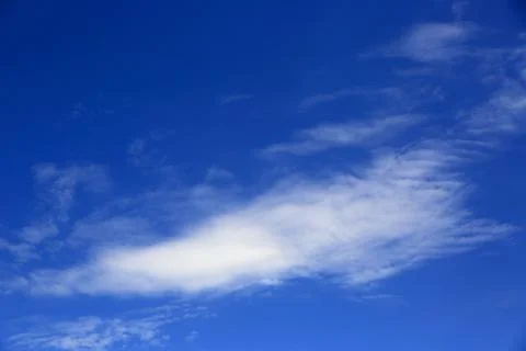 Cloud in blue sky at summer Stock Photos