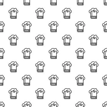 Cloud book exchange seamless pattern online education technology Illustrazione stock
