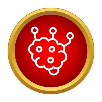 Cloud brain network icon symbolizing artificial intelligence data Stock Illustration