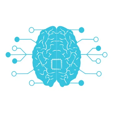 Cloud braind connections Stock Illustration