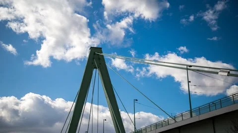 Cloud Bridge Stock Footage 48757129