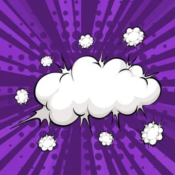 Cloud bubble Stock Illustration