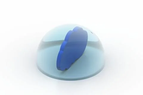 Cloud in the bubble 무료 스톡 일러스트