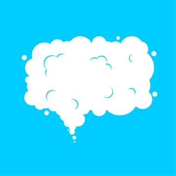 Cloud bubble speech. Place for text. Vector イラスト素材