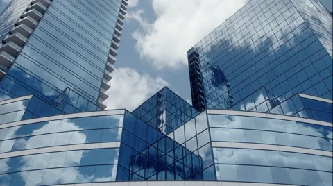 Cloud Building Real Time Stock Footage 48241230