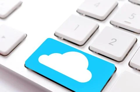 Cloud button Stock Photos