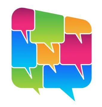 Cloud Call-Outs Ilustração Stock