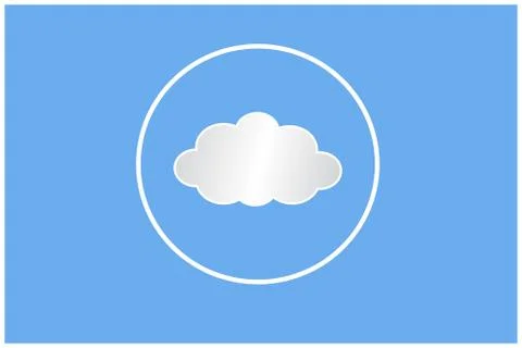 Cloud circle 스톡 일러스트