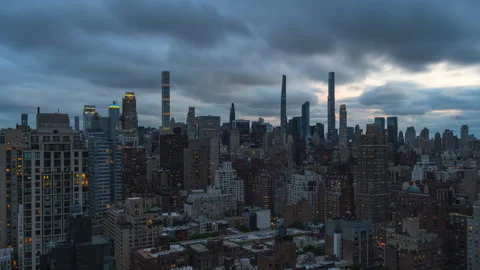 Cloud Cityscape Three of Three Stock Footage 243474906