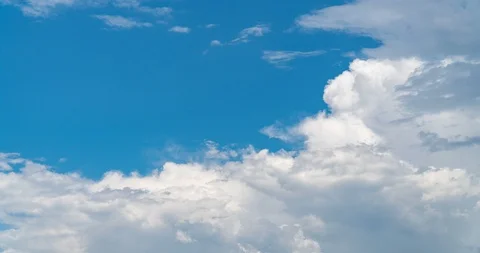 Cloud clear sky Time lapse Stock Footage 93600483