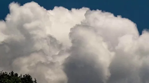 Cloud close up timelapse Stock Footage 76485131