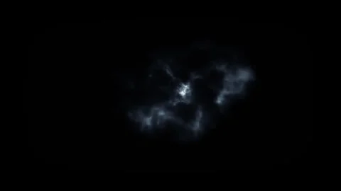 Cloud to Cloud Lightning Thunderstorm Explosion Compositing Element On Black Stock Footage 339696748