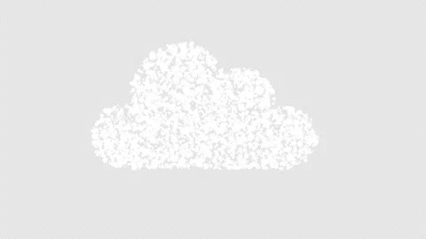 A cloud of cloudlets Stock Footage 161425411