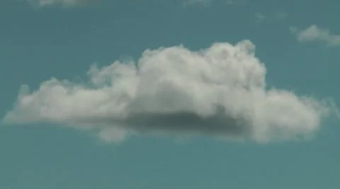 Cloud, clouds, the general plan with wood, zoom in Видео 8564721