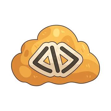 Cloud code illustration Illustration