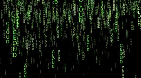 Cloud code on the web concept Stock Photos