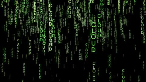 Cloud code on the web concept Stock Photos
