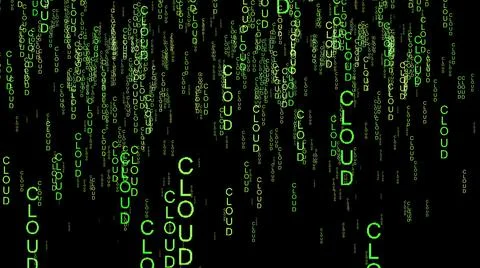 Cloud code on the web concept Stock Photos