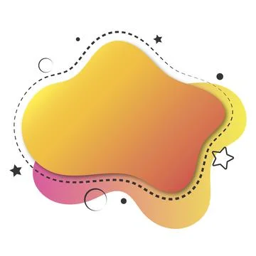 Cloud color design creative attracting attention Stock Illustration