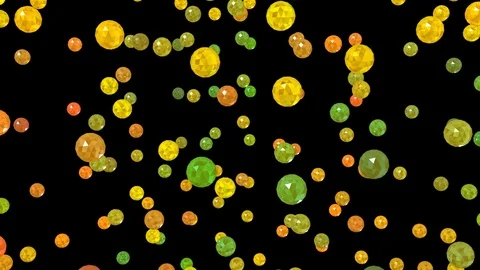 A cloud of colored balls. 動画素材 86647652