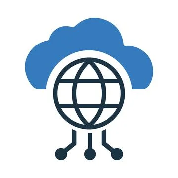 Cloud, communication, connect icon. Simple editable vector illustration. イラスト素材