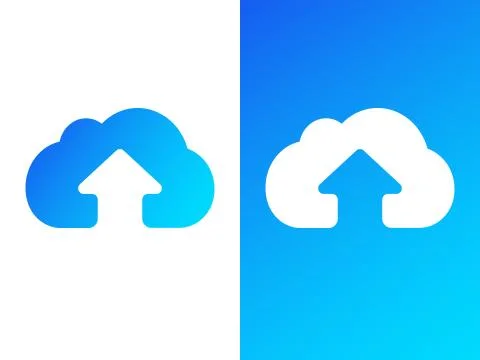 Cloud Company Logo Stock Illustration