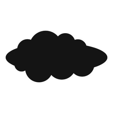 Cloud composition icon, simple style. Illustrazione stock