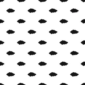 Cloud composition pattern seamless Ilustração Stock