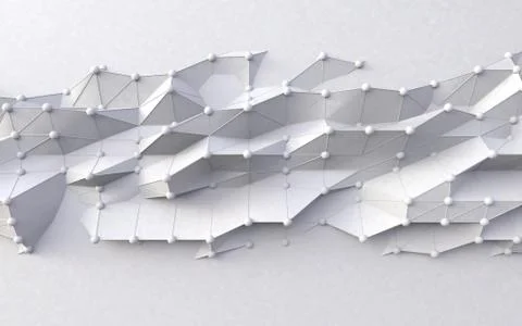 Cloud computer and science. Stock Illustration