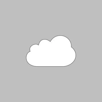 Cloud computer symbol イラスト素材